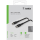 Кабель USB-C — USB-C Belkin 1м, 60Вт, витой, черный