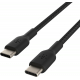 Кабель USB-C — USB-C Belkin 1м, 60Вт, витой, черный