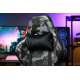 Кресло 2E GAMING HIBAGON II, ПУ кожа, 3D-Armrests, чёрно-зелёный