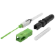 Разъем оптический FiberFox Splice-On Connector SC/APC для кабеля 2,0 х 3.0 мм, уп. 5 шт