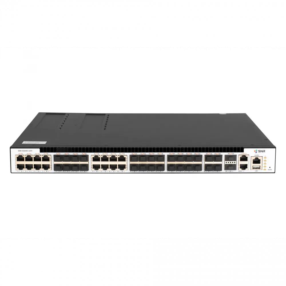 Управляемый коммутатор уровня 3 SNR-S300G-24FX без блоков питания