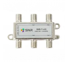 Ответвитель абонентский SNR-T-410, на 4 отвода, вносимое затухание IN-TAP 10dB.
