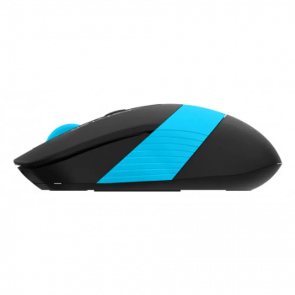 Мышь A4Tech Fstyler FG10S черный/синий оптическая (2000dpi) silent беспроводная USB для ноутбука (4but)