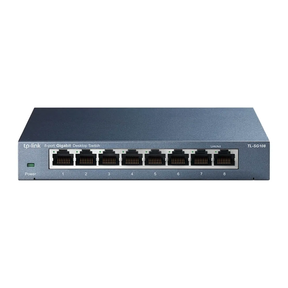Коммутатор TP-LINK TL-SG108S 8-портовый неуправляемый