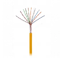 Кабель NETLAN U/UTP 10 пар, Кат.5 (Класс D), 100МГц, одножильный, BC (чистая медь), внутренний, LSZH нг(B)-HF, оранжевый, 305м