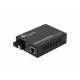 Медиаконвертер 10/100/1000Base-T в 100/1000Base-FX, 1550/1310нм