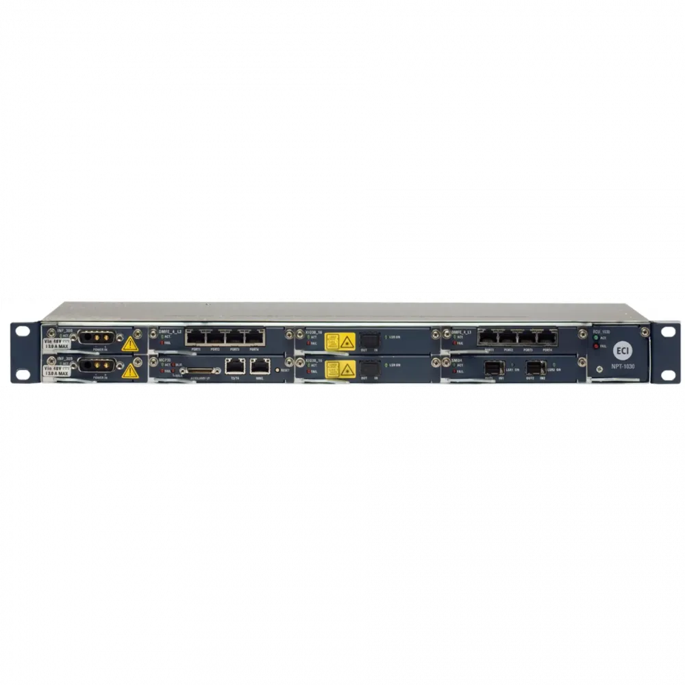 Мультисервисная платформа Neptune 1U: 16 портов 1G + 4 порта 10G, питание DC