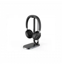 Гарнитура BH76 with Charging Stand UC Black USB-A, Беспроводная BT,BHC76,Зарядка Qi,HD звук,Шумоподав.ANС,Черн