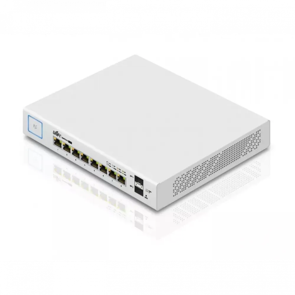 Коммутатор Ubiquiti UniFi Switch PoE 8 портов 150W