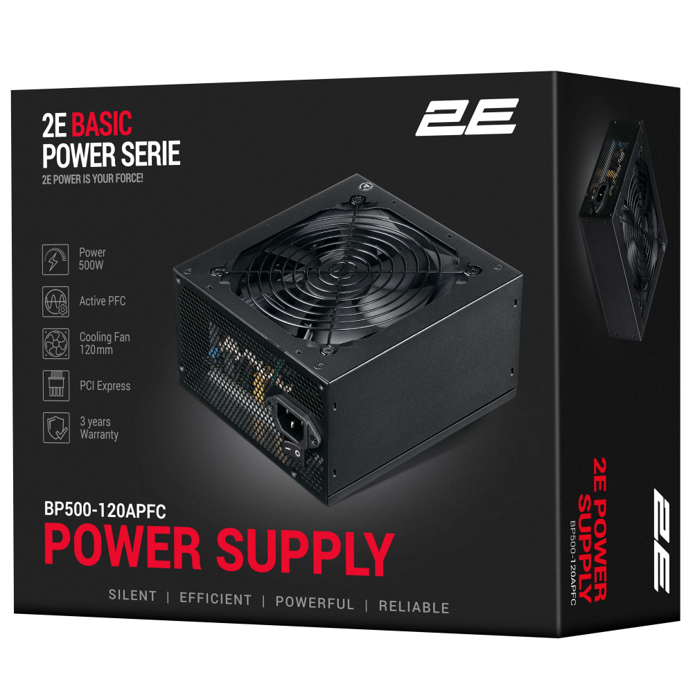 Блок питания 2E Basic Power 500W
