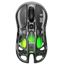 Мышь GravaStar Mercury M1 Pro, magnesium alloy body, BT/WL/USB-A, RGB, Gunmetal Gray