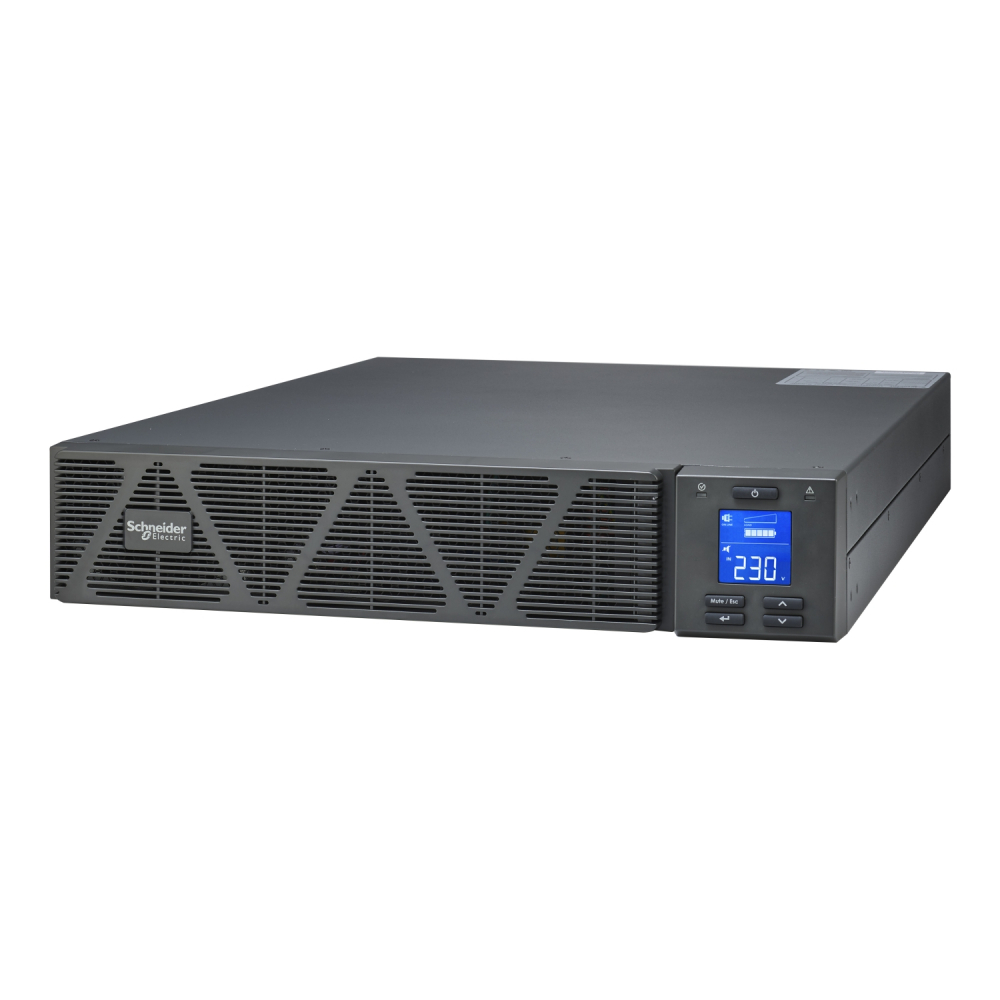 ИБП Schneider Electric Easy UPS SRVS 1000VA/800W, RM 2U, LCD, USB, RS232, 3xC13