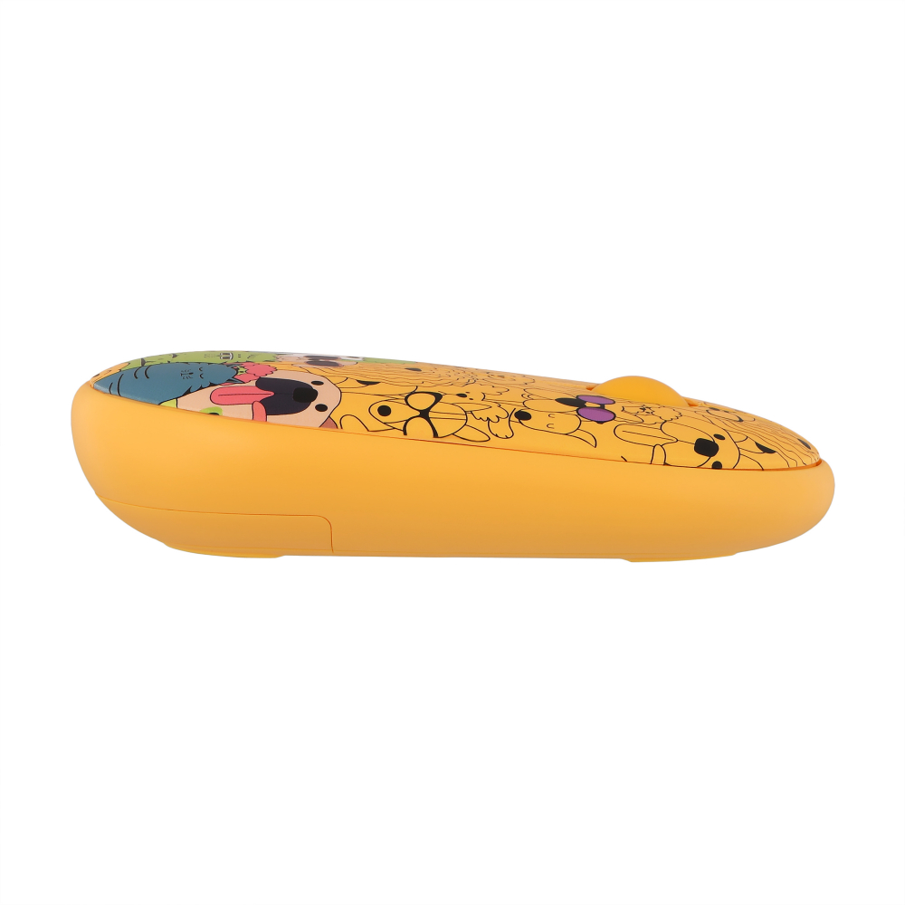 Мышь 2E MF300 PETS:CATS DOGS Silent Wireless Bluetooth, желтый