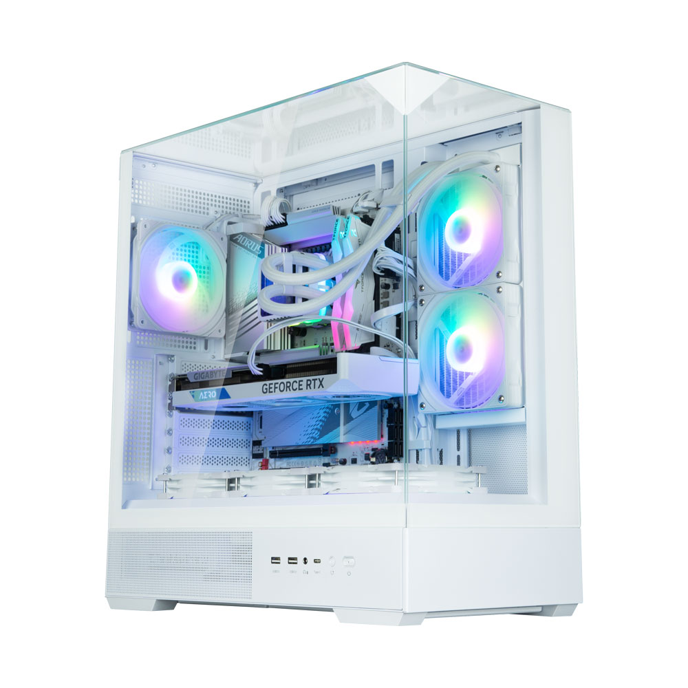 Корпус Zalman P40 Prism ATX белый
