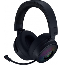 Гарнитура игровая Razer Kraken V4 Pro, mini-jack/USB-A/BT/WL, RGB, чёрный
