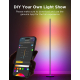 Торшер умный Govee H8076 Govee Floor Lamp lite, 1000Lm, RGBWW+RGBIC+WW, WI-FI/Bluetooth, черный