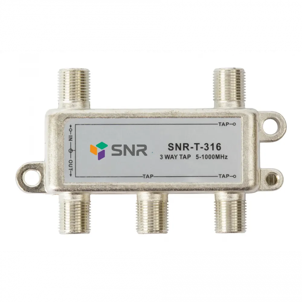 Ответвитель абонентский SNR-T-316 на 3 отвода (затухание 16 дБ)