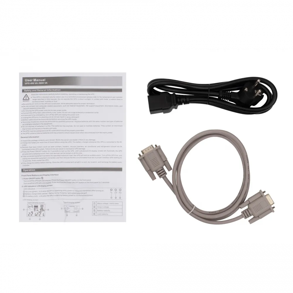 Источник бесперебойного питания Line-Interactive 600 VA Rackmount LCD