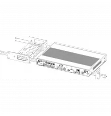 Крепления SNR-RMB-ISR11004220-Z (гальваническое покрытие) для маршрутизатора ISR1100/4220 в стойку 19