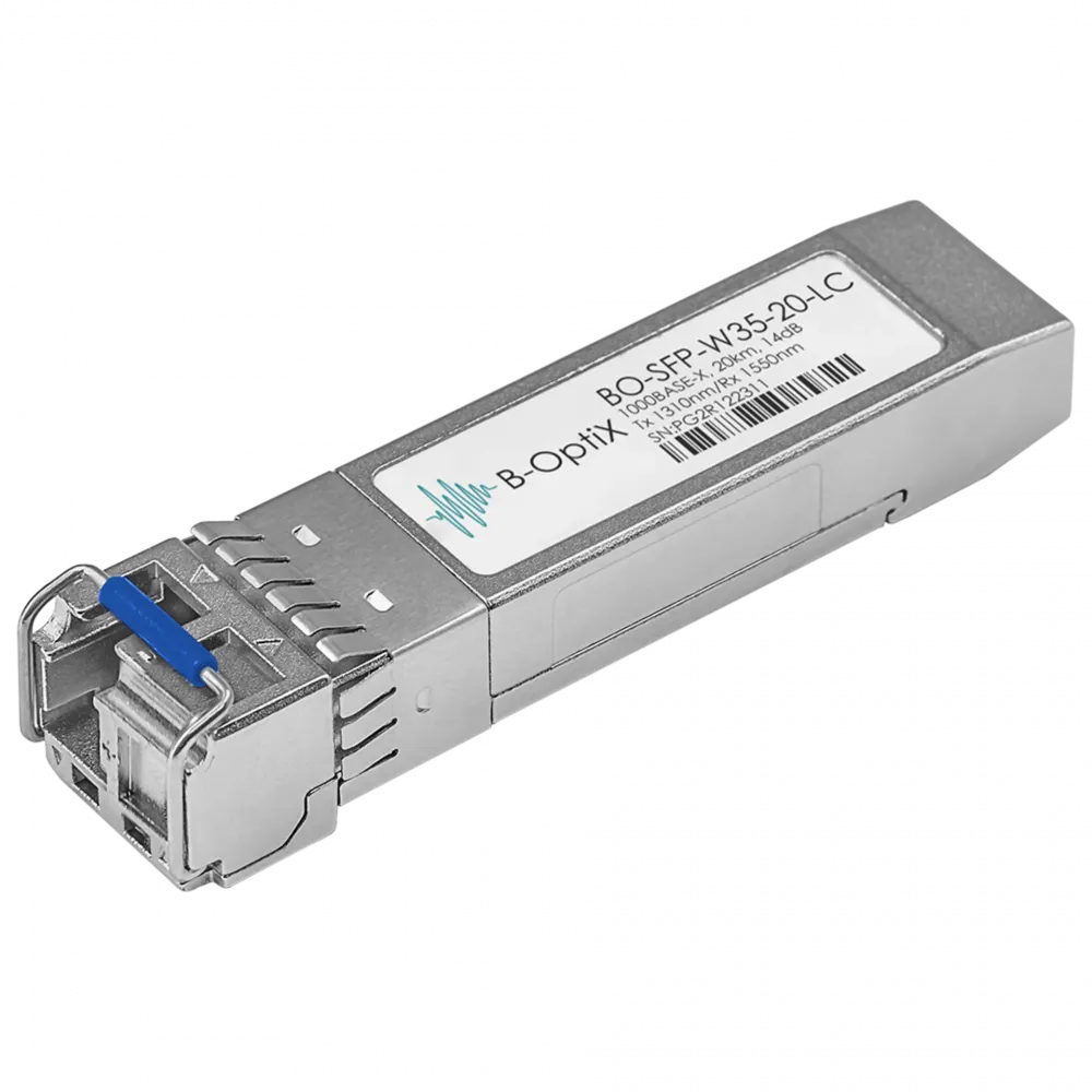 Модуль B-OptiX SFP WDM, 20км, LC, 1310нм, 14dB