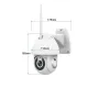 Беспроводная FullHD Wi-Fi PTZ мини-камера Tuya Smart