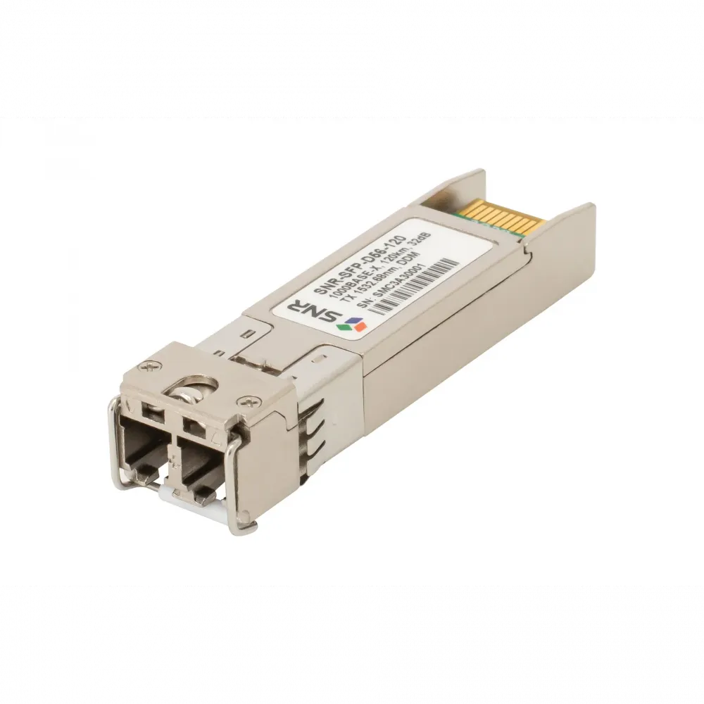 Модуль SFP 1.25G DWDM оптический, дальность до 120км (32dB), 1532.68нм