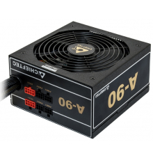 Блок питания CHIEFTEC A-90  (750W), >90%, 140мм, 1xMB 24pin(20+4), 1xCPU 8pin(4+4), 3xMolex, 8xSATA, 4xPCIe 8pin(6+2), Modular