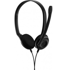 Гарнитура компьютерная стерео On-Ear EPOS PC 3 Chat, 2x3.5мм, однонаправленный, 2м, Черный
