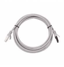 Патч-корд 2E САТ 5e, FTP, 3м, 26AWG, RJ45, 7/0.16, Cu, LSZH, серый