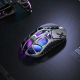 Мышь GravaStar Mercury X, BT/WL/USB-A, RGB, серый