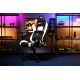 Кресло 2E GAMING BUSHIDO II, ПУ кожа, 3D-Armrests, чёрно-белый