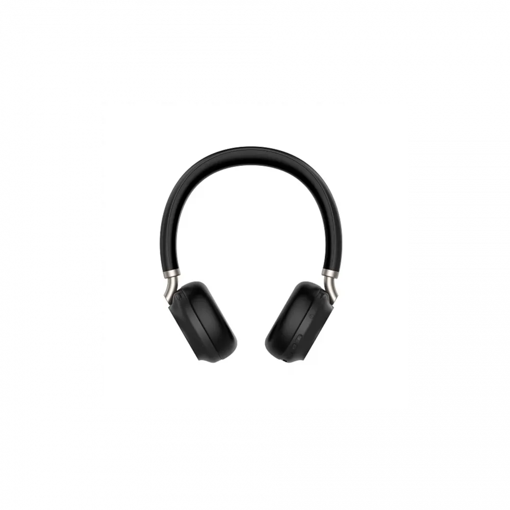 Гарнитура BH76 UC Light Gray USB-A, беспроводная Bluetooth, с зарядкой Qi, HD звук и шумоподавлением ANC