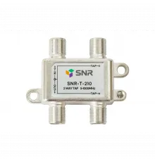 Ответвитель абонентский SNR-T-210 на 2 отвода вносимое затухание IN-TAP 10dB.