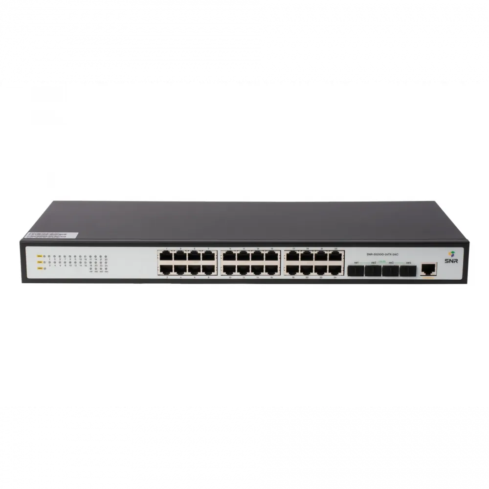 Управляемый коммутатор уровня 2+ SNR-S5210G-24TX-2AC