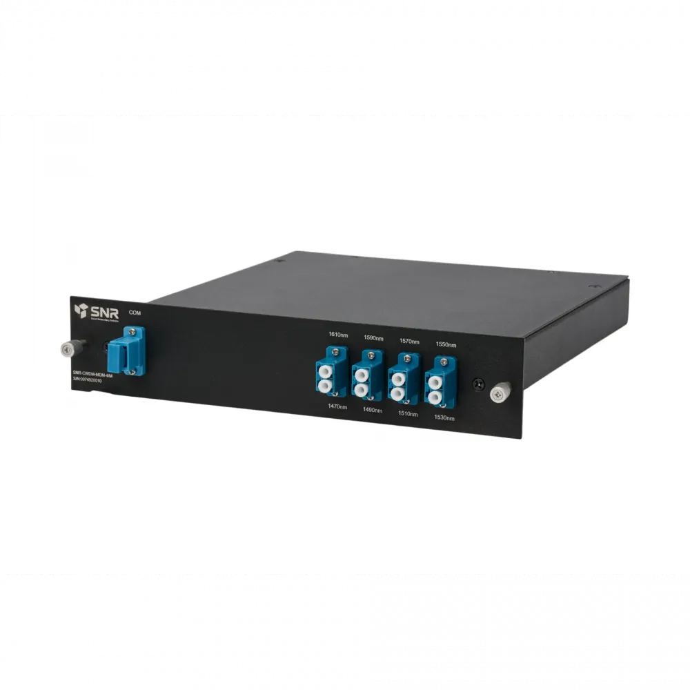 Мультиплексор CWDM одноволоконный 4-канальный (1610-1550, 1470-1530 нм)