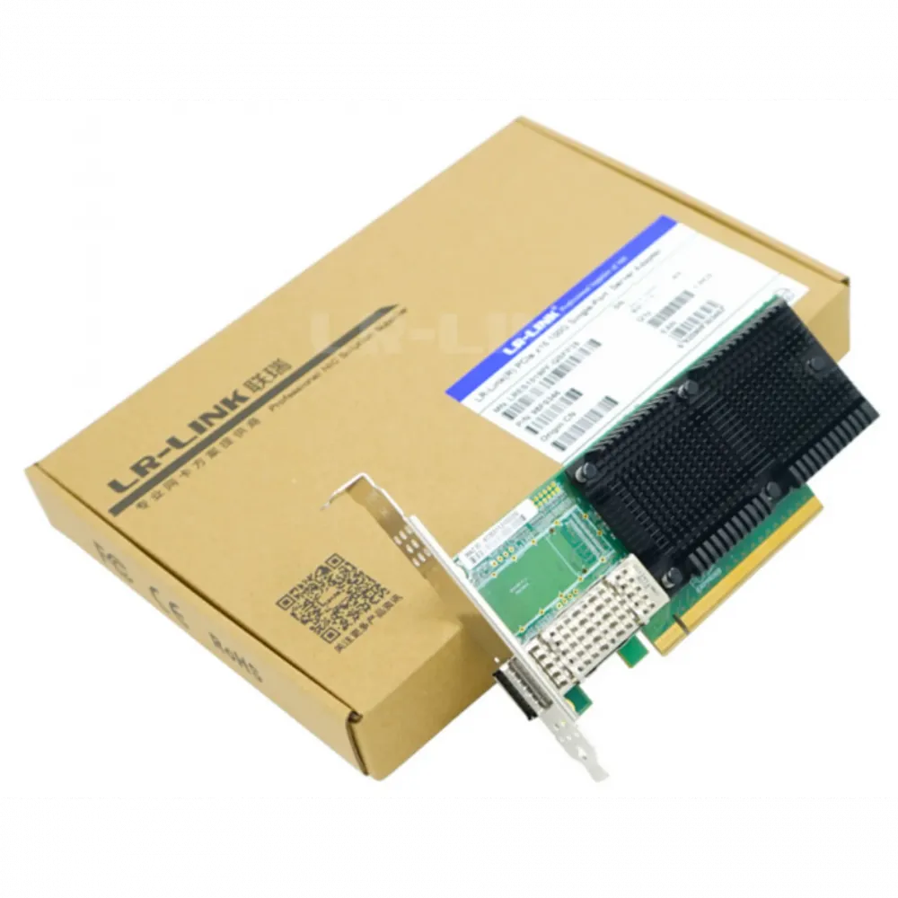 Сетевая карта LR-Link LRES1019PF-QSFP28, 1 порт 100GBase-X, QSFP+