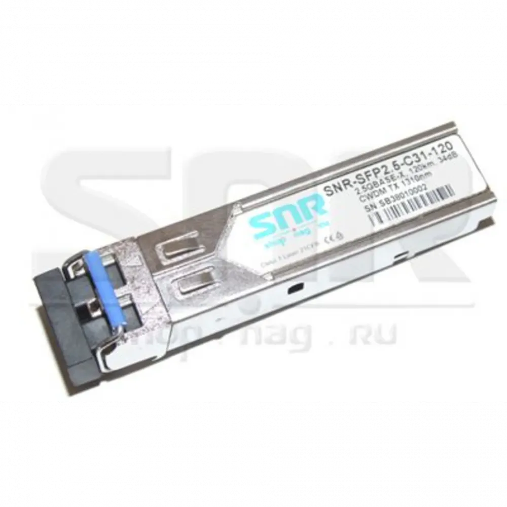 Модуль SFP 2.5G CWDM оптический, дальность до 80км (28dB), 1470нм