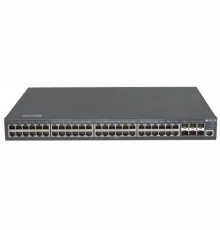 Управляемый коммутатор L3, 48 портов Gigabit SFP + 6 портов uplink 10G SFP+ c двумя БП AC-220