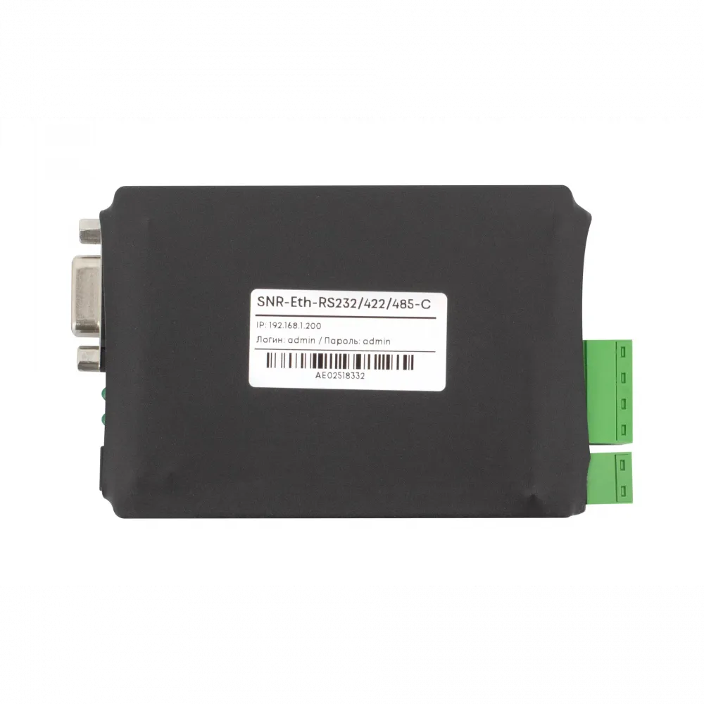 Конвертер интерфейсов RS232/422/485 - Ethernet SNR-Eth-RS232/422/485-C