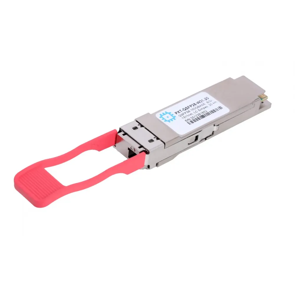 Модуль QSFP28 100GBASE BiDi 1311нм LC Simplex, дальность до 20 км