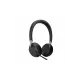 Гарнитура BH72 UC Black USB-A, Беспроводная Bluetooth, HD звук, Зарядка Qi, Шумоподавление, Черная