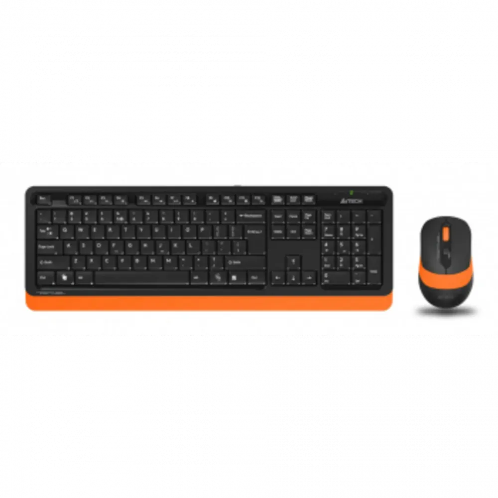 Клавиатура и мышь A4Tech Fstyler FG1010 Orange (черно-оранжевые)