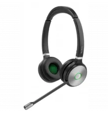 WH62 Dual UC Дуо, Беспроводная, HD звук, 160м DECT, Шумоподав, USB-хаб