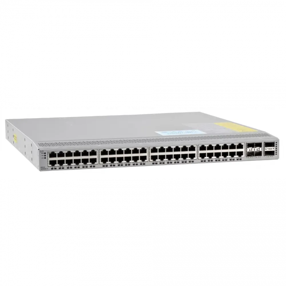 Коммутатор Cisco Nexus N9K-C92348GC-X, направление охлаждения Port-side Exhaust