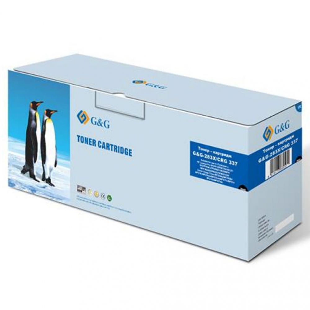 Картридж G G для HP LJ Pro M125/M127 CF283X / Canon 737 MF212w/MF227dw 9435B002 Black (2200 стр)