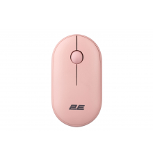 Мышь 2E MF300 Silent, WL/BT, розовый