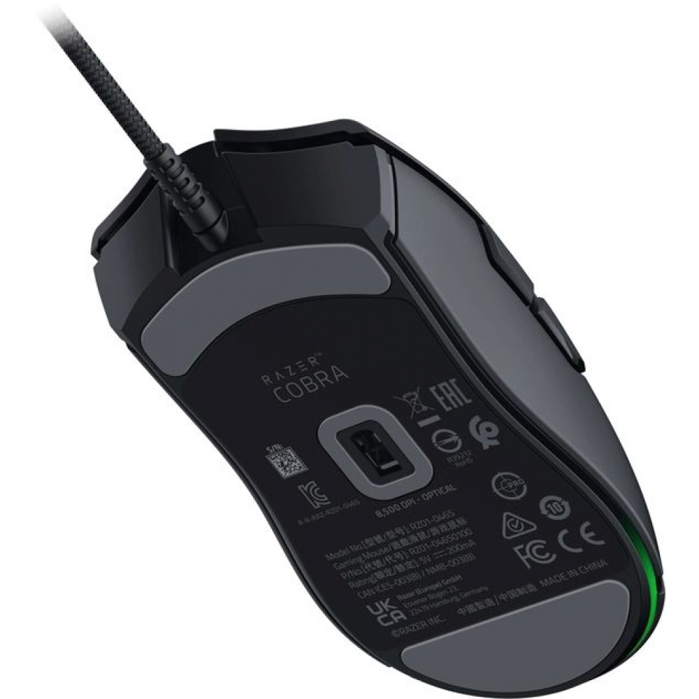 Мышь Razer Cobra, RGB, USB-A, чёрный