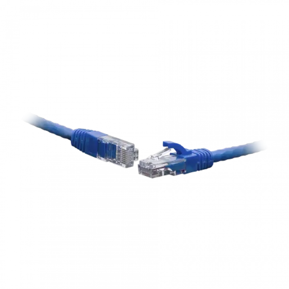 Коммутационный шнур U/UTP 4-х парный Cat.5e 3.0м PVC Standart синий