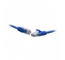 Коммутационный шнур U/UTP 4-х парный cat.5e 3.0м PVC standart синий