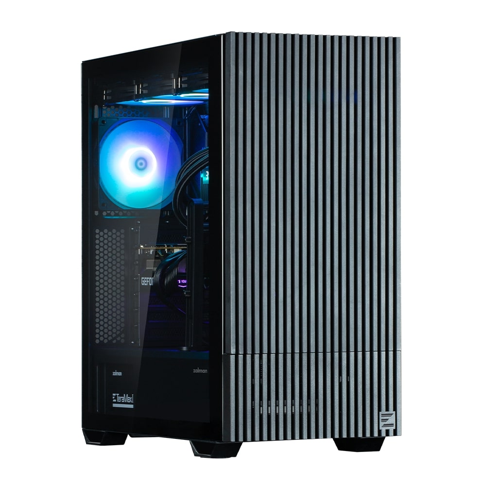 Корпус Zalman Z10 DS без БП, 2xUSB3.0, 1xUSB Type-C, 2x120мм, 1x120мм ARGB, TG Side Panel, ATX, черный